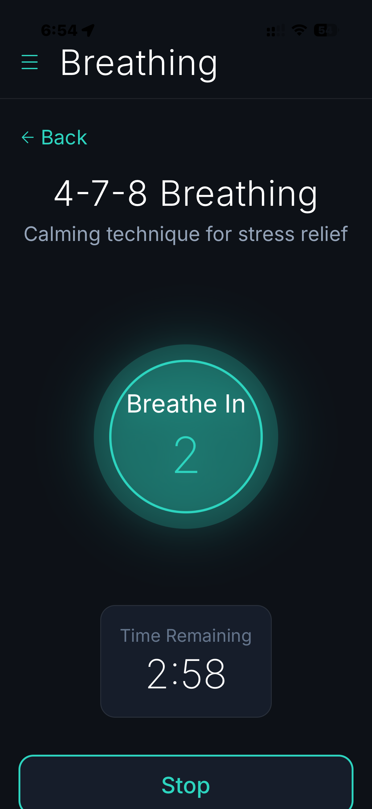 Breathing exercises